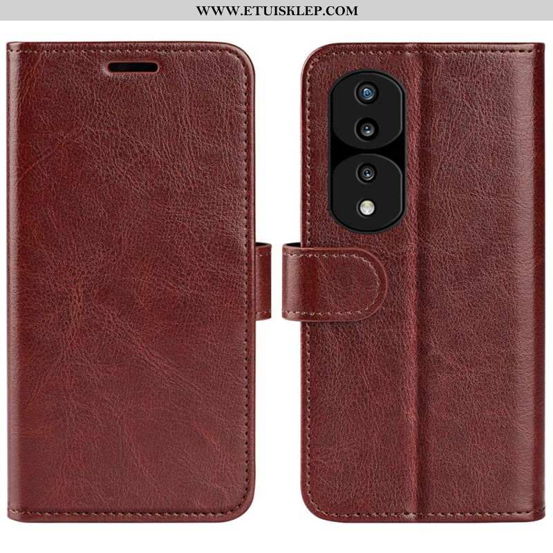 Etui Folio do Honor 70 Designerski Efekt Skóry